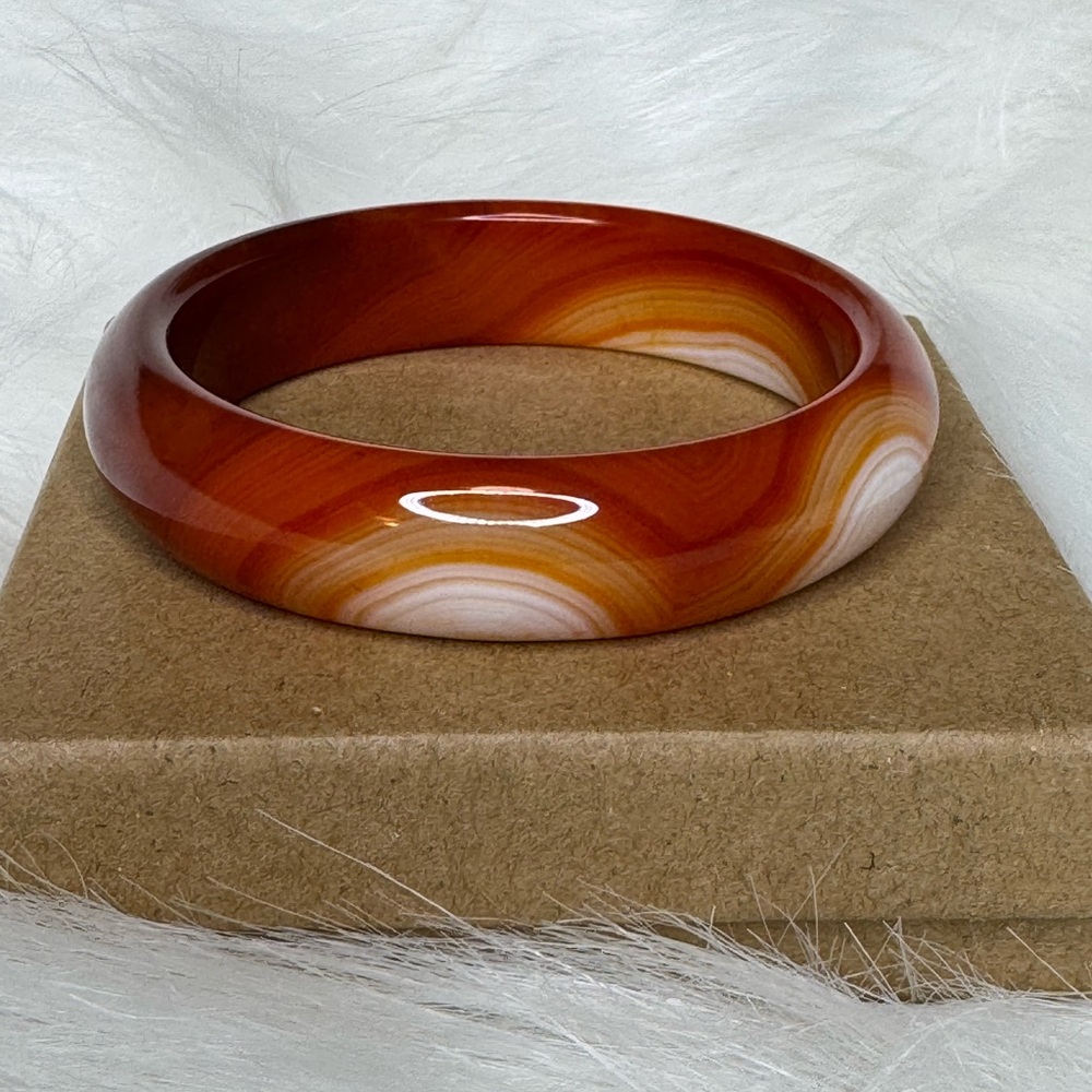 Carnelian Crystal Bangle Natural Stone